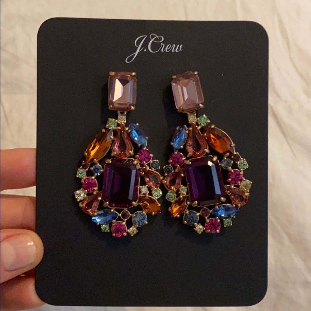 J Crew Drop Cluster Earring